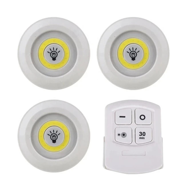 چراغ زیر کابینتی 3عددی ریموت دار باطری خور