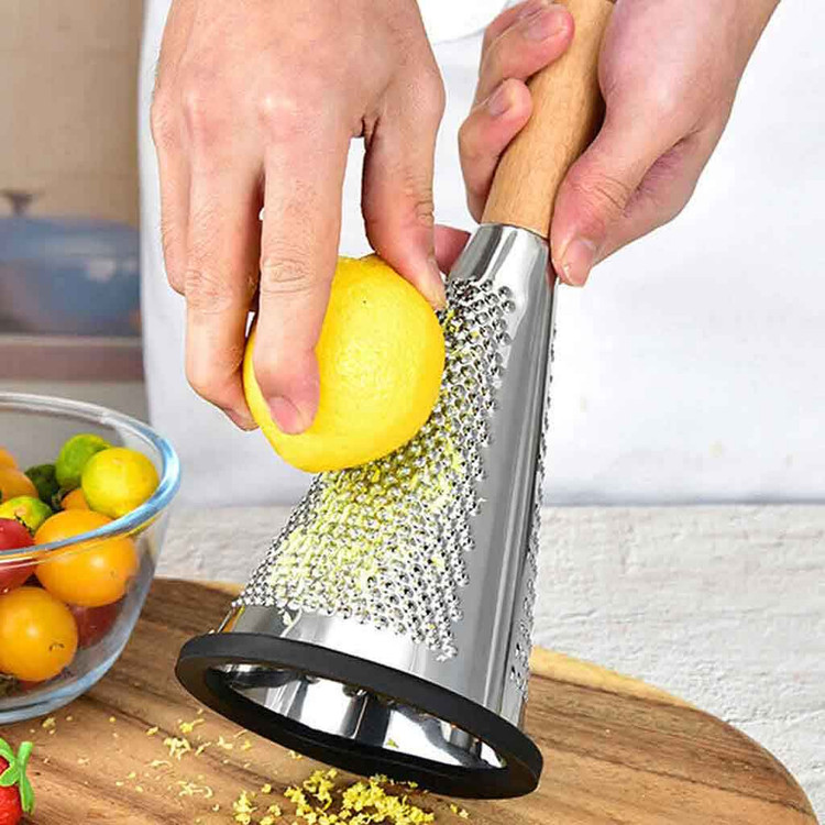 رنده مخروطی دسته چوبی شنگیا