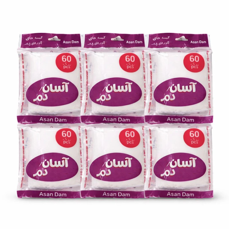 کیسه چای و دمنوش یکبار مصرف 60 عددی