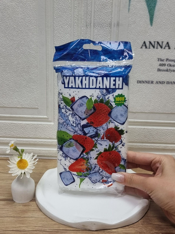 کیسه یخ یکبار مصرف یخدانه ۱۰۰۸ قطعه یخ