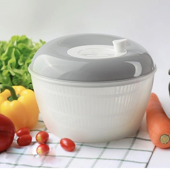 سبزی خشک کن دستی مدل salad spinner برند همارا
