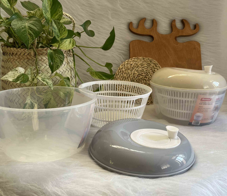 سبزی خشک کن دستی مدل salad spinner برند همارا