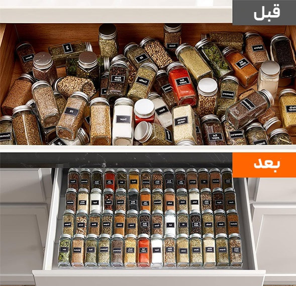 استند نظم دهنده شیشه ادویه مک کارتی جنس آکرولیک
